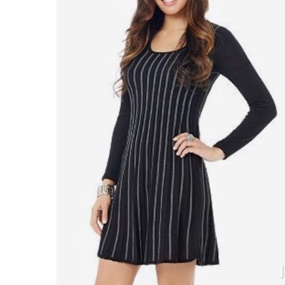 Daisy Fuentes Grey Sweater Dress
